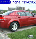 dodge avenger 2009 inferno red sedan sxt gasoline 4 cylinders front wheel drive automatic 80910