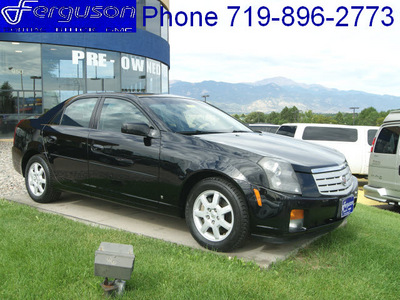 cadillac cts 2006 black sedan gasoline 6 cylinders rear wheel drive automatic 80910