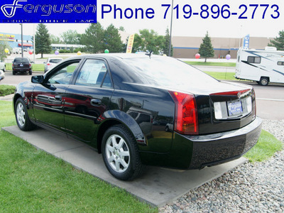 cadillac cts 2006 black sedan gasoline 6 cylinders rear wheel drive automatic 80910