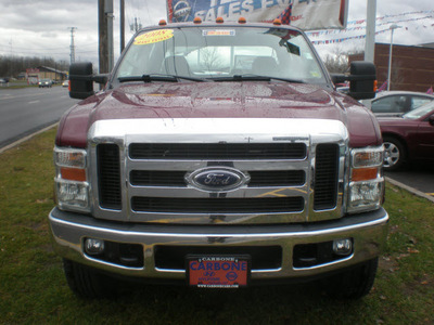 ford f 350 2008 maroon super duty gasoline 8 cylinders 4 wheel drive automatic 13502