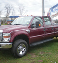 ford f 350 2008 maroon super duty gasoline 8 cylinders 4 wheel drive automatic 13502