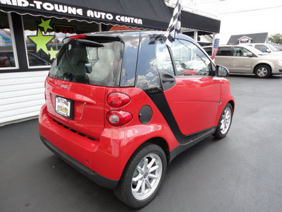 smart fortwo 2009 red coupe passion gasoline 3 cylinders rear wheel drive automatic 45005