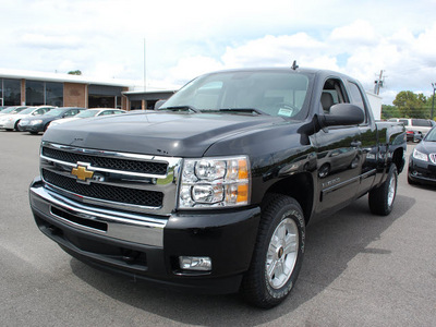 chevrolet silverado 1500 2011 black lt flex fuel 8 cylinders 4 wheel drive automatic 27330