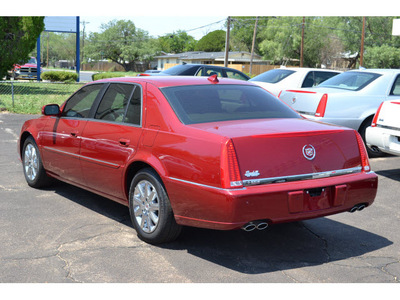 cadillac dts 2011 red sedan premium collection gasoline 8 cylinders front wheel drive automatic 76903