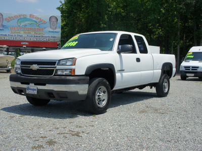 chevrolet silverado 2500hd classic 2007 white pickup truck work truck gasoline 8 cylinders rear wheel drive automatic 27569