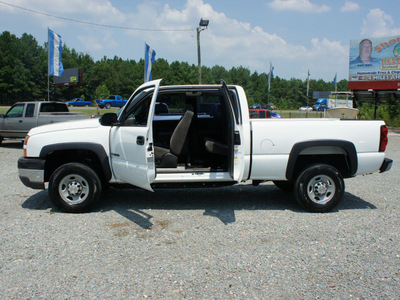 chevrolet silverado 2500hd classic 2007 white pickup truck work truck gasoline 8 cylinders rear wheel drive automatic 27569