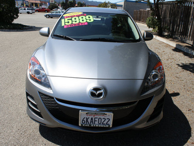 mazda mazda3 2010 silver sedan gasoline 4 cylinders front wheel drive automatic 93955