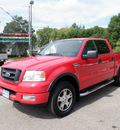 ford f 150 2004 red scw fx4 gasoline 8 cylinders 4 wheel drive 4 speed automatic 55321