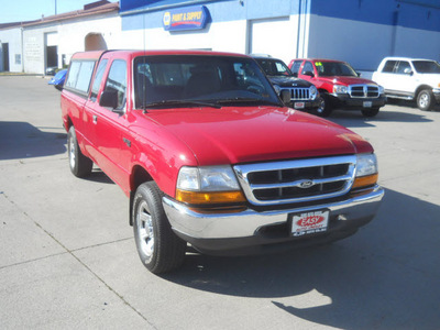ford ranger 2000 red pickup truck xlt flex fuel 6 cylinders rear wheel drive 5 speed automatic 99212