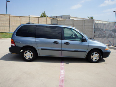ford windstar 2000 blue van lx gasoline v6 front wheel drive automatic with overdrive 76108