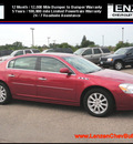 buick lucerne 2011 red sedan cxl flex fuel 6 cylinders front wheel drive automatic 55318