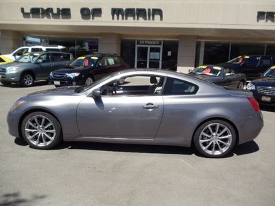 infiniti g37 2008 coupe gasoline 6 cylinders rear wheel drive not specified 94901