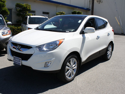 hyundai tucson 2012 cotton white limited gasoline 4 cylinders front wheel drive automatic 94010