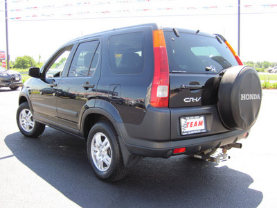 honda cr v 2002 black suv ex gasoline 4 cylinders all whee drive automatic with overdrive 46410