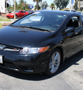honda civic 2008 black coupe si gasoline 4 cylinders front wheel drive 6 speed manual 94063