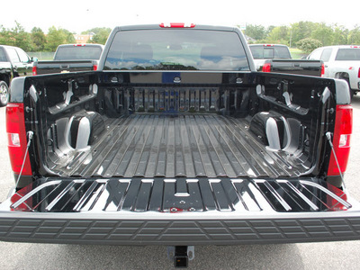 chevrolet silverado 1500 2011 black pickup truck lt flex fuel 8 cylinders 2 wheel drive automatic 27330
