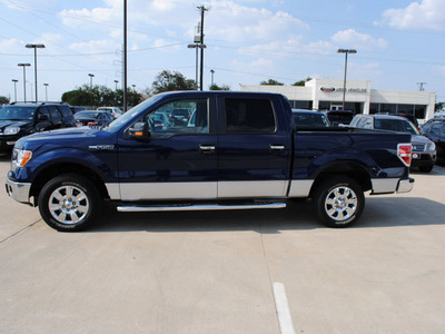 ford f 150 2010 blue xlt gasoline 8 cylinders 2 wheel drive automatic 75228