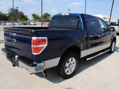 ford f 150 2010 blue xlt gasoline 8 cylinders 2 wheel drive automatic 75228