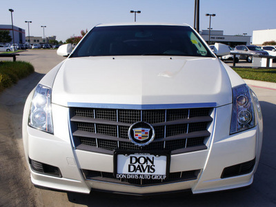 cadillac cts 2011 white sedan 3 0l gasoline 6 cylinders rear wheel drive automatic 76018