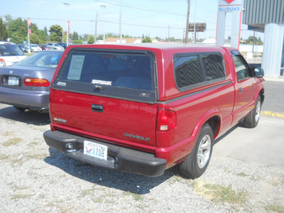 chevrolet s 10 2003 maroon ls flex fuel 4 cylinders rear wheel drive automatic 99208