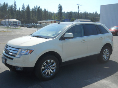 ford edge 2008 white suv limited gasoline 6 cylinders all whee drive 6 speed automatic 99208