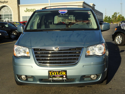 chrysler town and country 2008 blue van touring gasoline 6 cylinders front wheel drive 6 speed automatic 60915