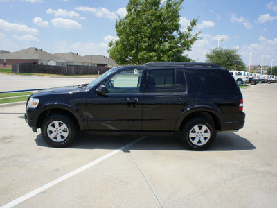 ford explorer 2010 black suv xlt gasoline 6 cylinders 2 wheel drive automatic with overdrive 76108