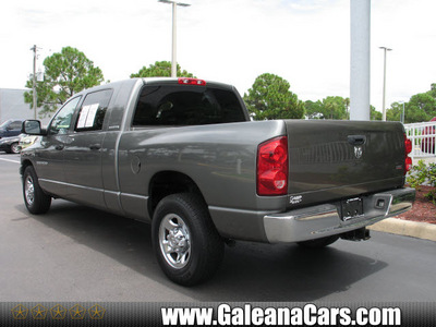 dodge ram pickup 1500 2007 gray slt gasoline 8 cylinders rear wheel drive automatic 33912