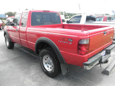ford ranger 2004 red xlt fx4 level ii gasoline 6 cylinders 4 wheel drive automatic 34474