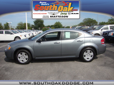 dodge avenger 2008 silver sedan se gasoline 4 cylinders front wheel drive automatic with overdrive 60443