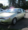 ford focus 2008 green sedan gasoline 4 cylinders front wheel drive automatic with overdrive 13502