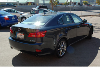 lexus is 250 2008 black sedan gasoline 6 cylinders rear wheel drive not specified 94901