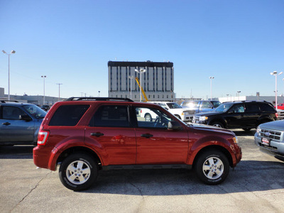 ford escape 2012 red suv xlt awd flex fuel 6 cylinders all whee drive automatic with overdrive 60546