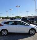 ford focus 2012 white hatchback titanium gasoline 4 cylinders front wheel drive automatic with overdrive 60546