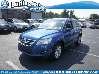 volkswagen tiguan 2009 blue suv se 4motion gasoline 4 cylinders all whee drive automatic 08016