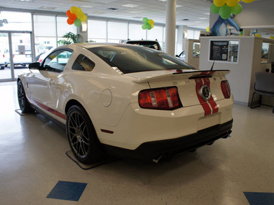 ford shelby gt500 2012 white coupe gasoline 8 cylinders rear wheel drive 6 speed manual 08753