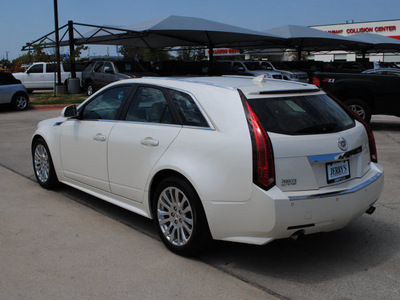 cadillac cts 2010 white wagon gasoline 6 cylinders rear wheel drive automatic 76087