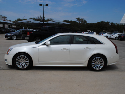 cadillac cts 2010 white wagon gasoline 6 cylinders rear wheel drive automatic 76087