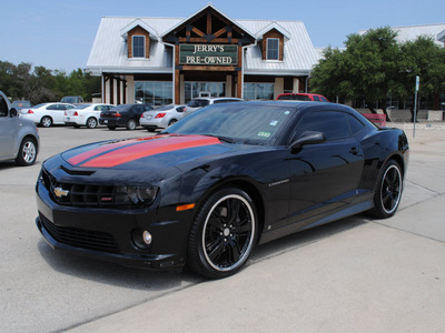 chevrolet camaro 2010 black coupe ss gasoline 8 cylinders rear wheel drive automatic 76087