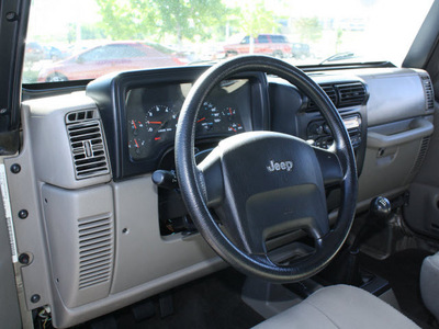 jeep wrangler 2006 silver suv x gasoline 6 cylinders 4 wheel drive 80126