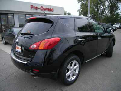 nissan murano 2010 black suv gasoline 6 cylinders all whee drive automatic 46219