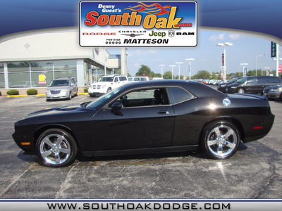 dodge challenger 2010 black coupe r t gasoline 8 cylinders rear wheel drive automatic 60443