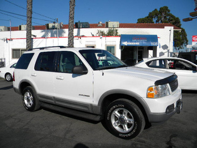 ford explorer 2002 white suv xlt gasoline 6 cylinders rear wheel drive automatic 92882