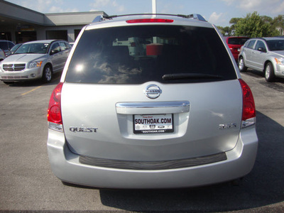 nissan quest 2008 silver van gasoline 6 cylinders front wheel drive automatic with overdrive 60443