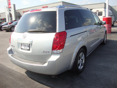 nissan quest 2008 silver van gasoline 6 cylinders front wheel drive automatic with overdrive 60443