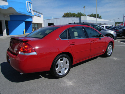 chevrolet impala 2007 red sedan ss gasoline 8 cylinders front wheel drive automatic 46219