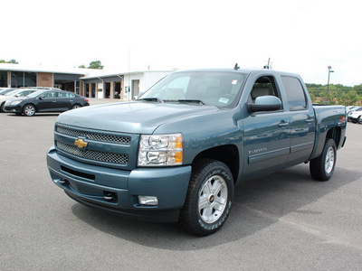 chevrolet silverado 1500 2011 blue lt flex fuel 8 cylinders 4 wheel drive automatic 27330