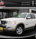 ford explorer 2008 white suv eddie bauer gasoline 6 cylinders 4 wheel drive automatic with overdrive 07735