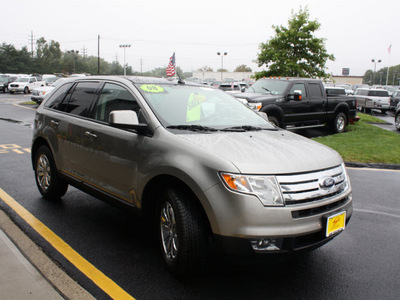 ford edge 2008 lt  gray suv sel gasoline 6 cylinders all whee drive automatic with overdrive 07735