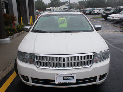 lincoln mkz 2008 white sedan gasoline 6 cylinders all whee drive automatic with overdrive 07735